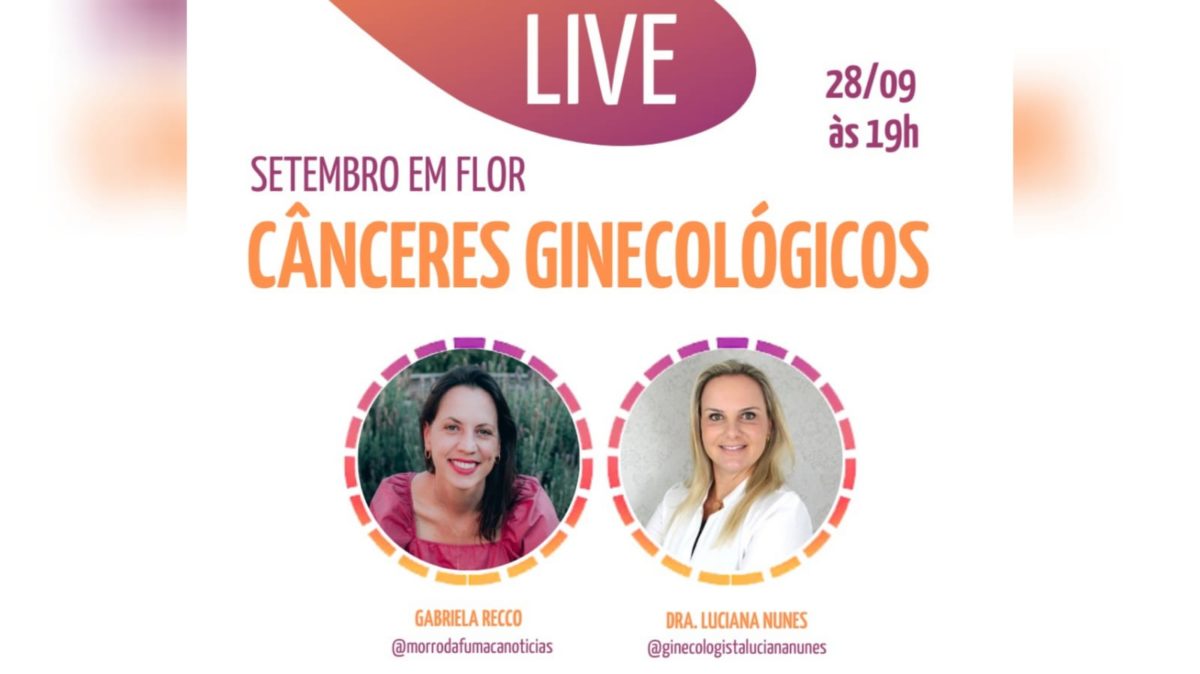 Câncer ginecológico é tema de live nesta terça-feira