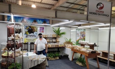 Agricultura familiar de Morro da Fumaça presente na 10ª Feira AgroPonte