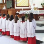 Missa reúne mais de 120 crianças em Morro da Fumaça