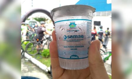 Samae de Morro da Fumaça já distribuiu mais de três mil copos de água em eventos esportivos