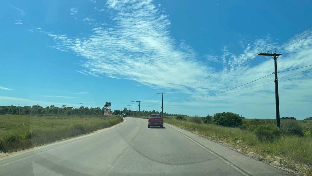 Trânsito: movimento tranquilo em direção ao Balneário Esplanada