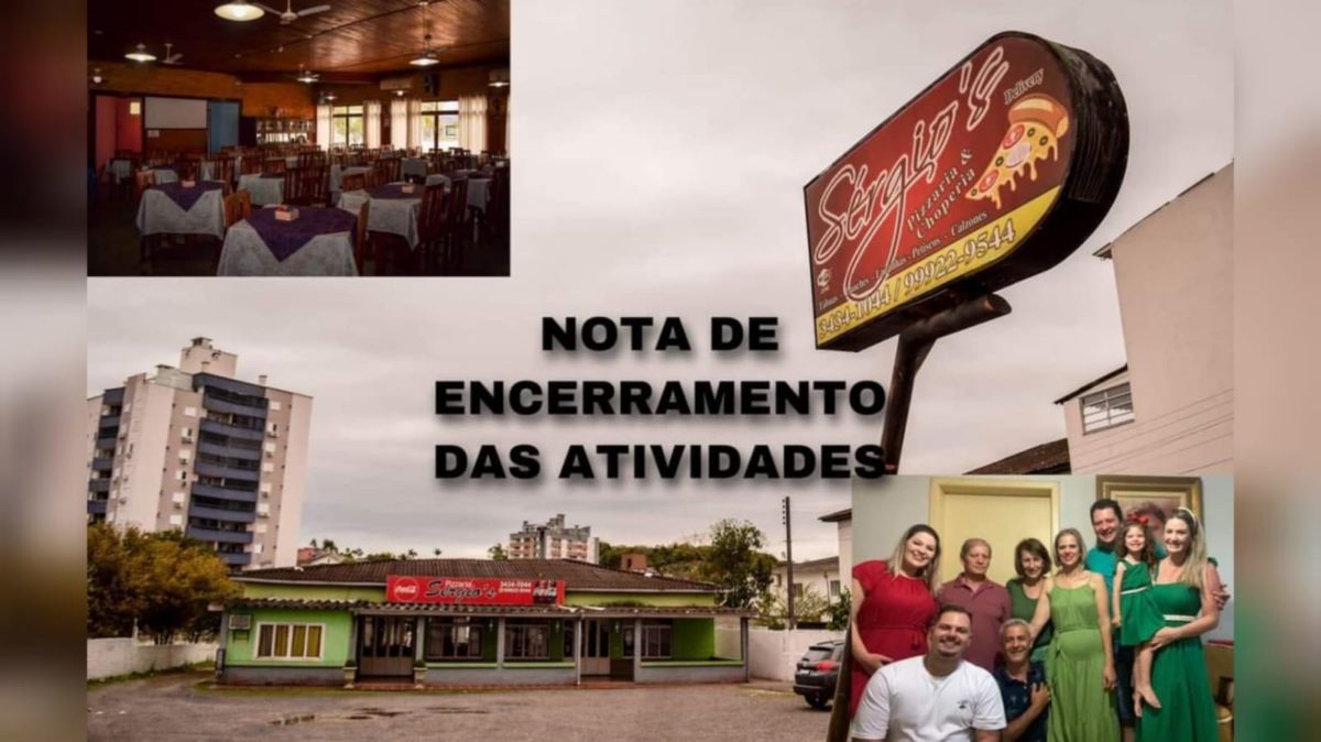 Após 33 anos, Sérgio’s Pizzaria encerra atividades