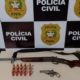 Polícia Civil prende autor de ameaça contra a ex-esposa por posse de arma de fogo