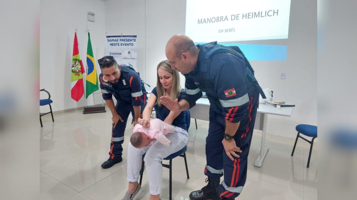 Curso de manobra de Heimlich para gestantes vira lei em Morro da Fumaça