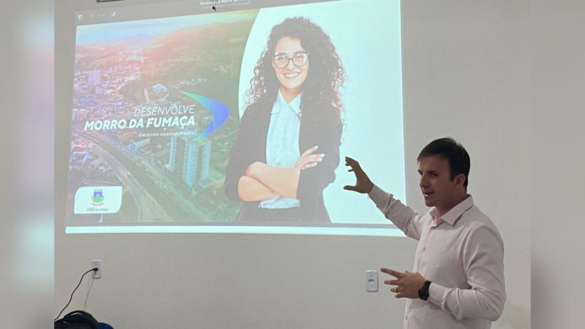 Eduardo Sartor Guollo apresenta programa Desenvolve Morro da Fumaça