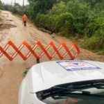 Alagamento interrompe trânsito no acesso ao Rio Vargedo