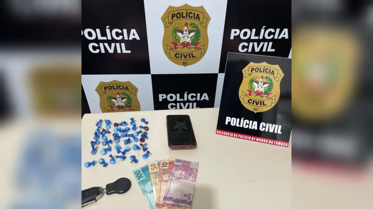 Polícia Civil prende casal por tráfico de drogas em Morro da Fumaça
