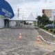 Trânsito interrompido na Rua Prefeito Paulino Bif