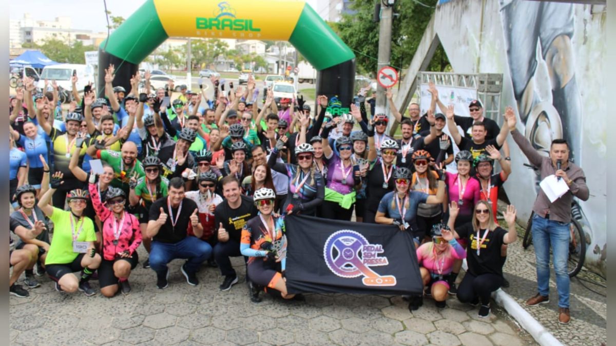 Segunda edição do Cicloturismo atrai centenas de ciclistas a Morro da Fumaça