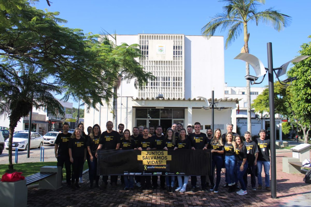 Morro da Fumaça dá início ao Movimento Maio Amarelo