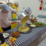 "Tombo da polenta" encerra projeto pedagógico com crianças em Estação Cocal