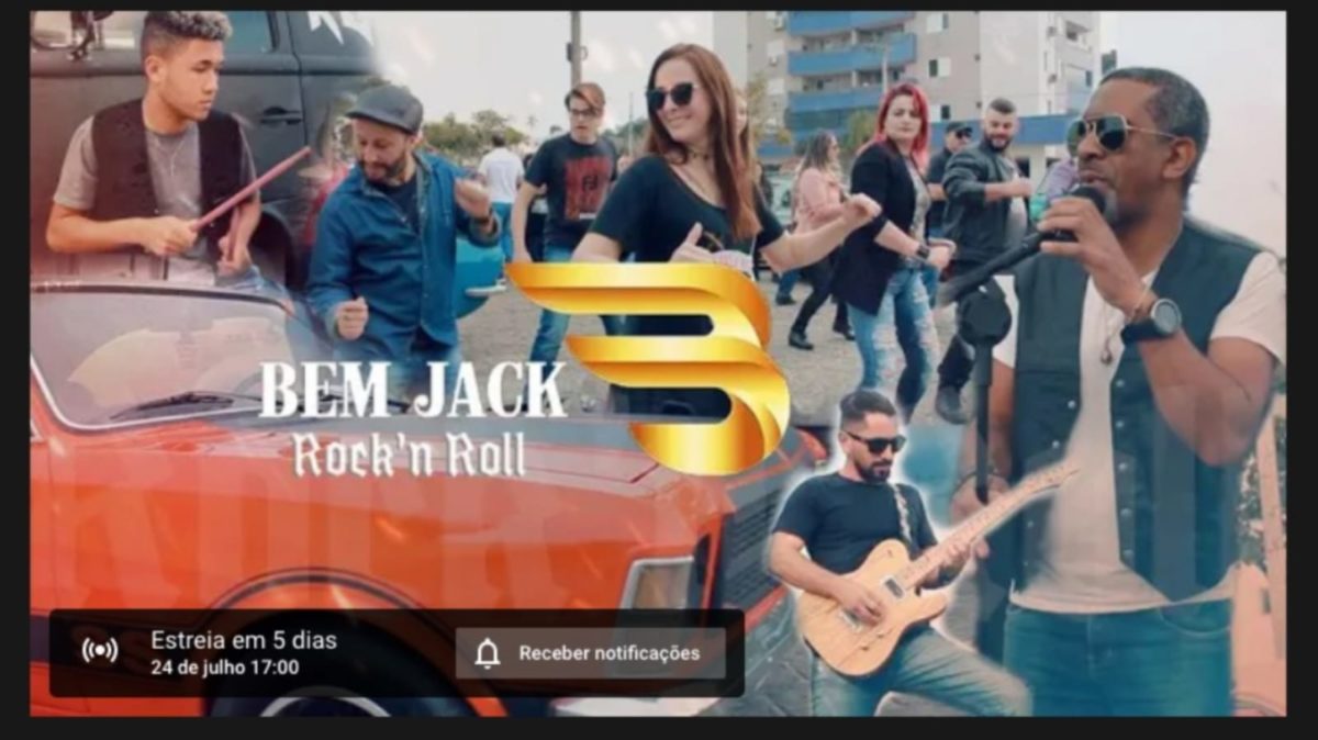 “Rock In Roll”: cantor e compositor Bem Jack lança novo clipe no domingo