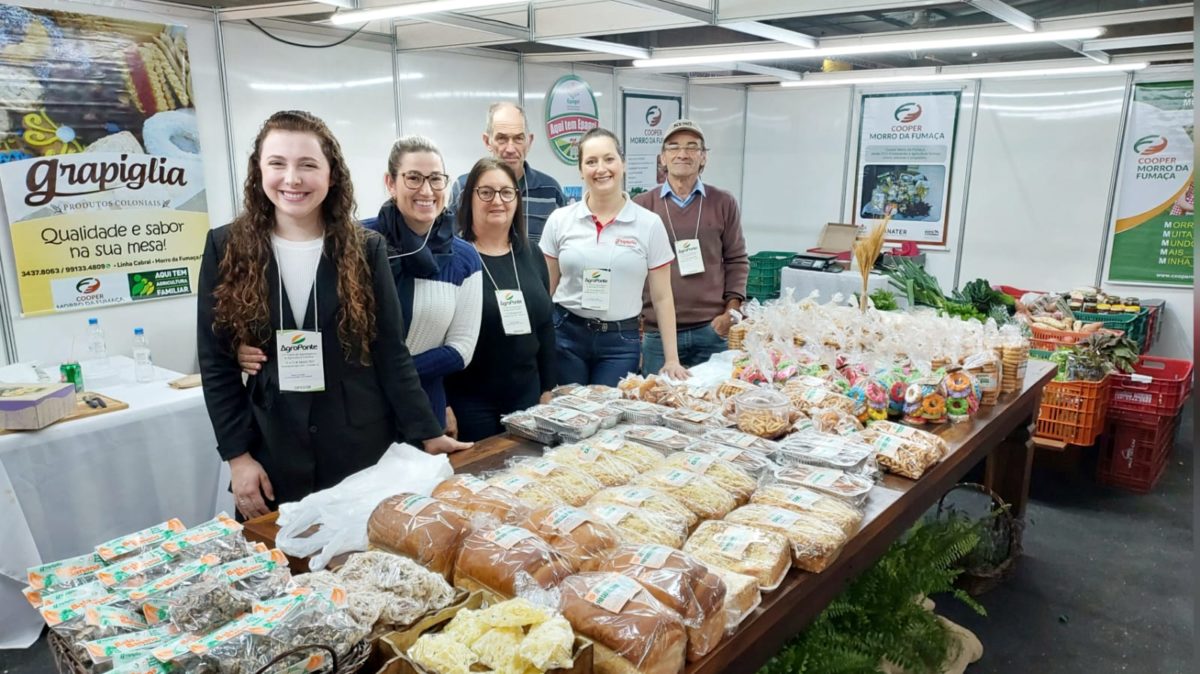 Agricultura familiar de Morro da Fumaça presente na 12ª Feira AgroPonte