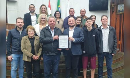 Natreb recebe homenagem na Câmara de Morro da Fumaça por 48 anos de atuação