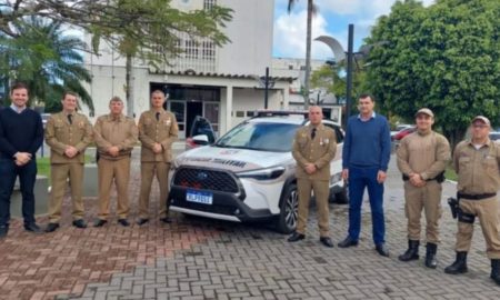 Morro da Fumaça é a primeira cidade do Estado a adquirir, em convênio com a Polícia Militar, viatura híbrida