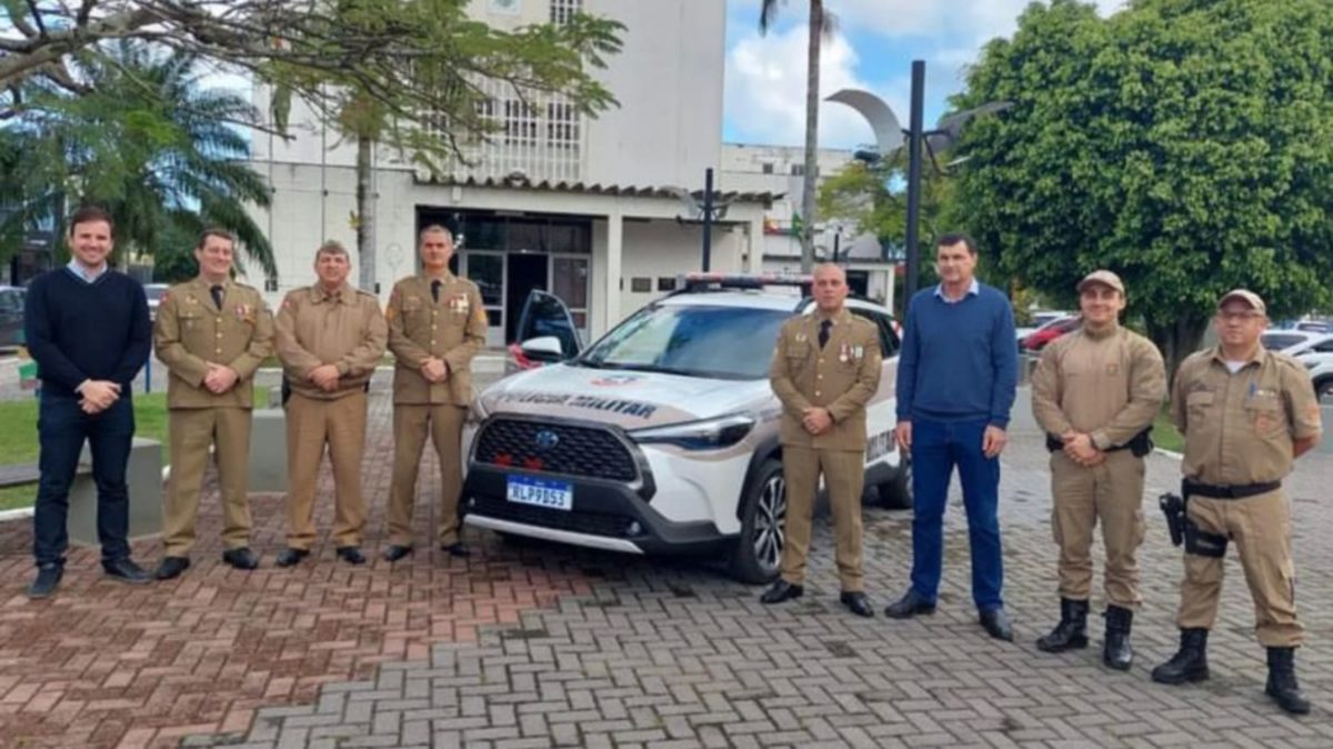 Morro da Fumaça é a primeira cidade do Estado a adquirir, em convênio com a Polícia Militar, viatura híbrida