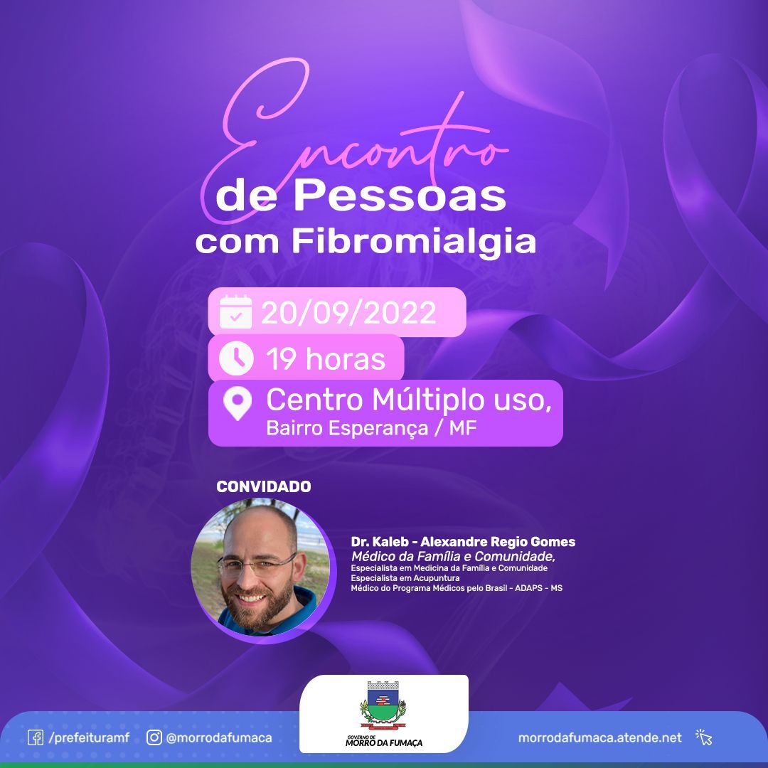 Morro da Fumaça promove encontro destinado a pessoas com fibromialgia