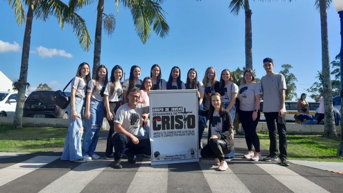 Jovens católicos de Morro da Fumaça participam do Dia Nacional da Juventude