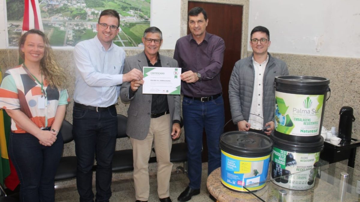 Primeira empresa recebe o Selo Verde em Morro da Fumaça