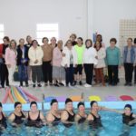 Piscina hidroterápica recebe a primeira aula em Morro da Fumaça