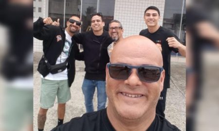 Atletas da América do Sul a caminho de Morro da Fumaça para o Campeonato de Muaythai