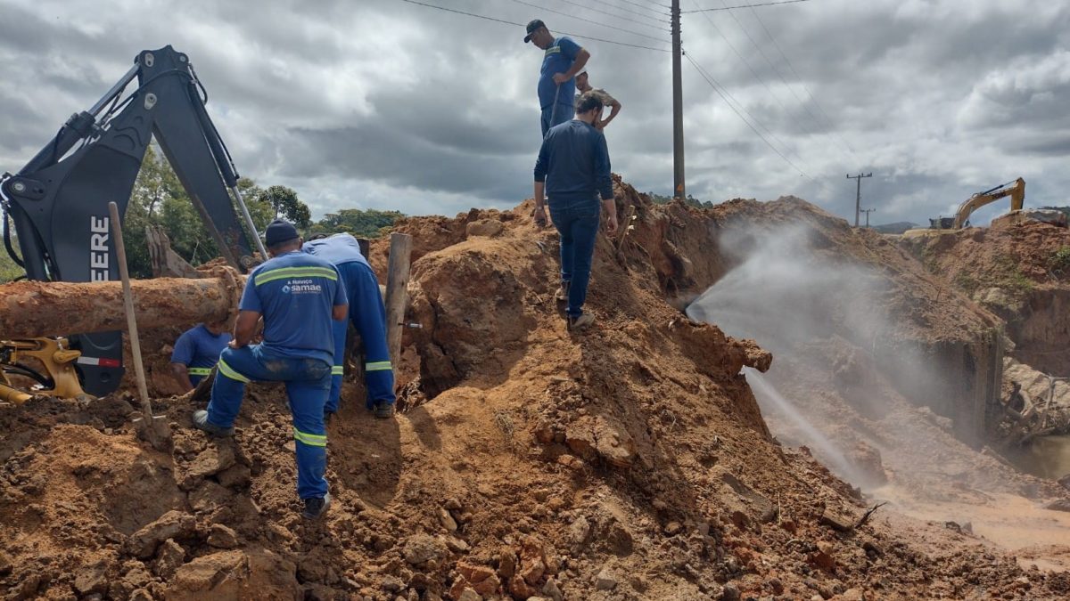 Samae fará manutenção em adutora e abastecimento será afetado no domingo