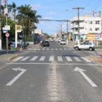 Demutran revitaliza sinalização horizontal da região central de Morro da Fumaça