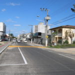 Demutran revitaliza sinalização horizontal da região central de Morro da Fumaça