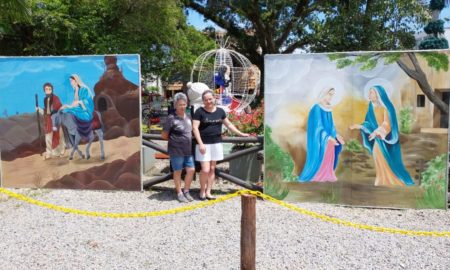 Painéis com a história do Menino Jesus encantam a Vila Natalina