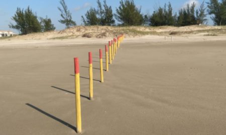 Balneário Esplanada finaliza demarcação de orla