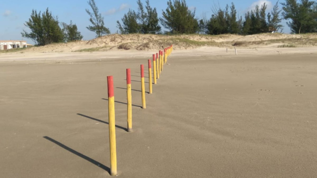 Balneário Esplanada finaliza demarcação de orla