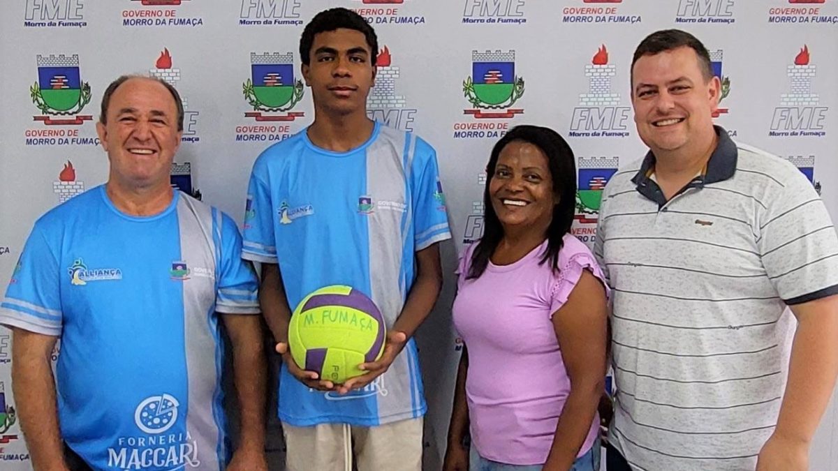 Atleta de Morro da Fumaça é convocado para Seleção Catarinense de Voleibol