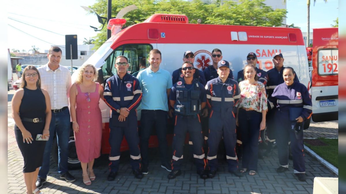 Governo Municipal entrega ambulância nova ao Samu de Morro da Fumaça