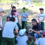 Alunos fumacenses realizam plantio de mudas de árvores nativas da Mata Atlântica