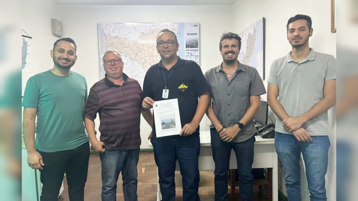 Governo de Morro da Fumaça entrega ofício com as demandas nas rodovias estaduais
