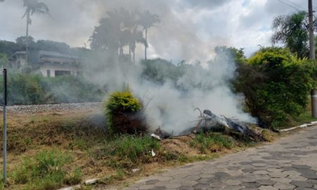 Queimadas voltam a incomodar moradores de Morro da Fumaça