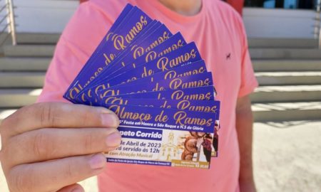 Ingressos à venda para o tradicional Almoço de Ramos