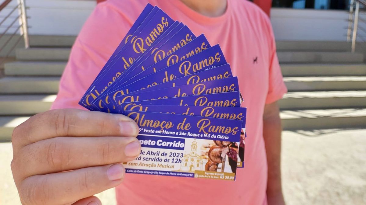 Ingressos à venda para o tradicional Almoço de Ramos