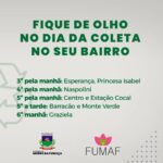 Fumaf incentiva descarte de resíduos sólidos em pontos de entrega