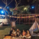 Famílias participam do 2º acampamento do CEI Sons do Verde