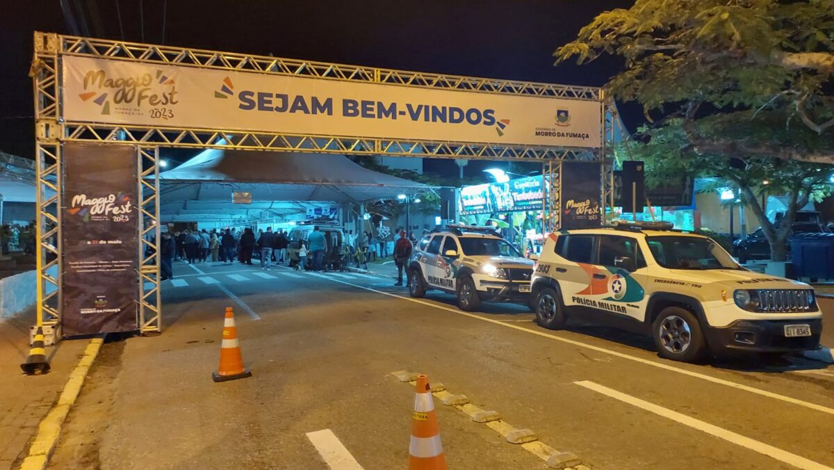 Polícia Militar presente para garantir segurança na Maggiofest