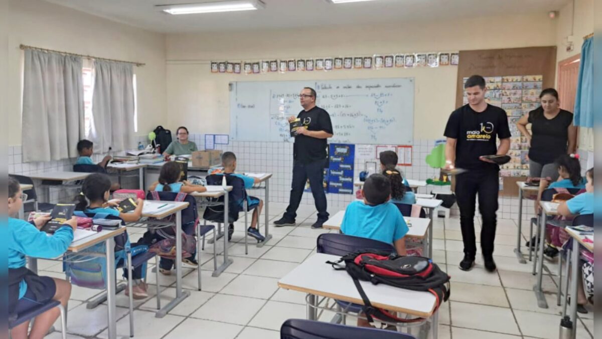 Maio Amarelo: Demutran realiza ação nas escolas de Morro da Fumaça