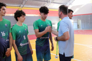 Equipe de Vôlei de Morro da Fumaça conquista troféu de vice-campeão da Regional Sul dos Joguinhos Abertos de Santa Catarina