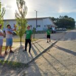 Festeiros realizam voo de divulgação do Festival de Balonismo