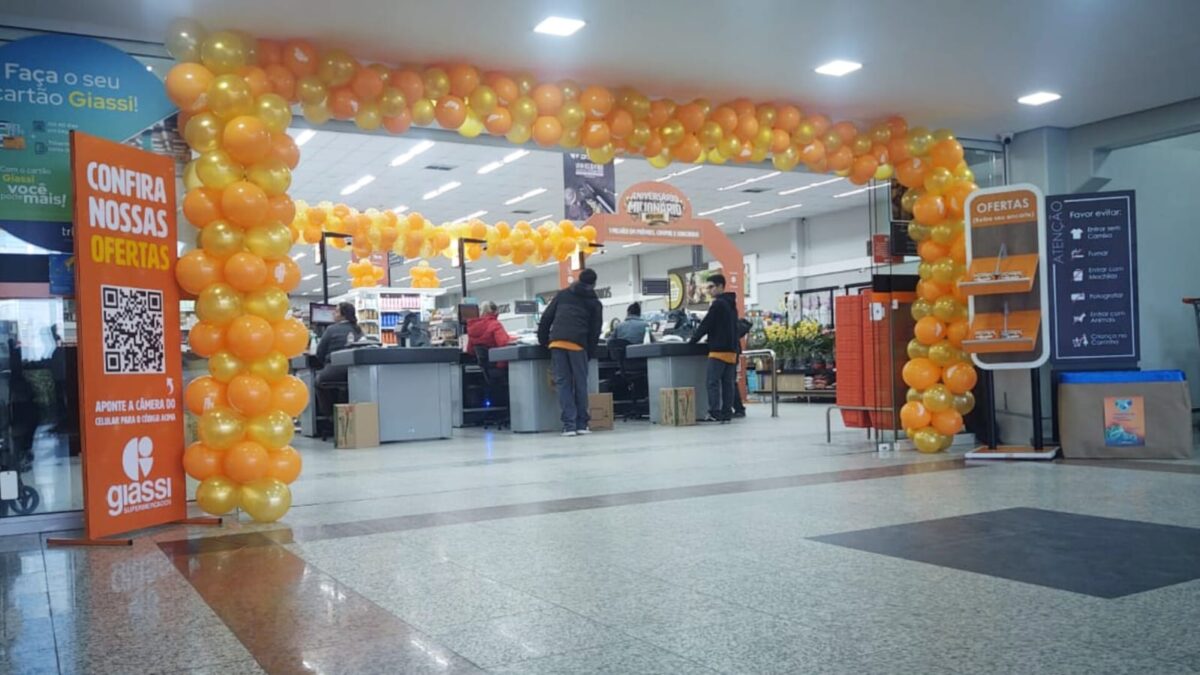 Giassi Supermercados inicia Aniversário Milionário com premiação de R$ 1 milhão em sorteios