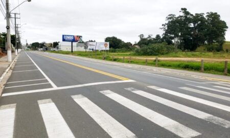 Ruas de Morro da Fumaça têm sinalizações revitalizadas pelo Demutran