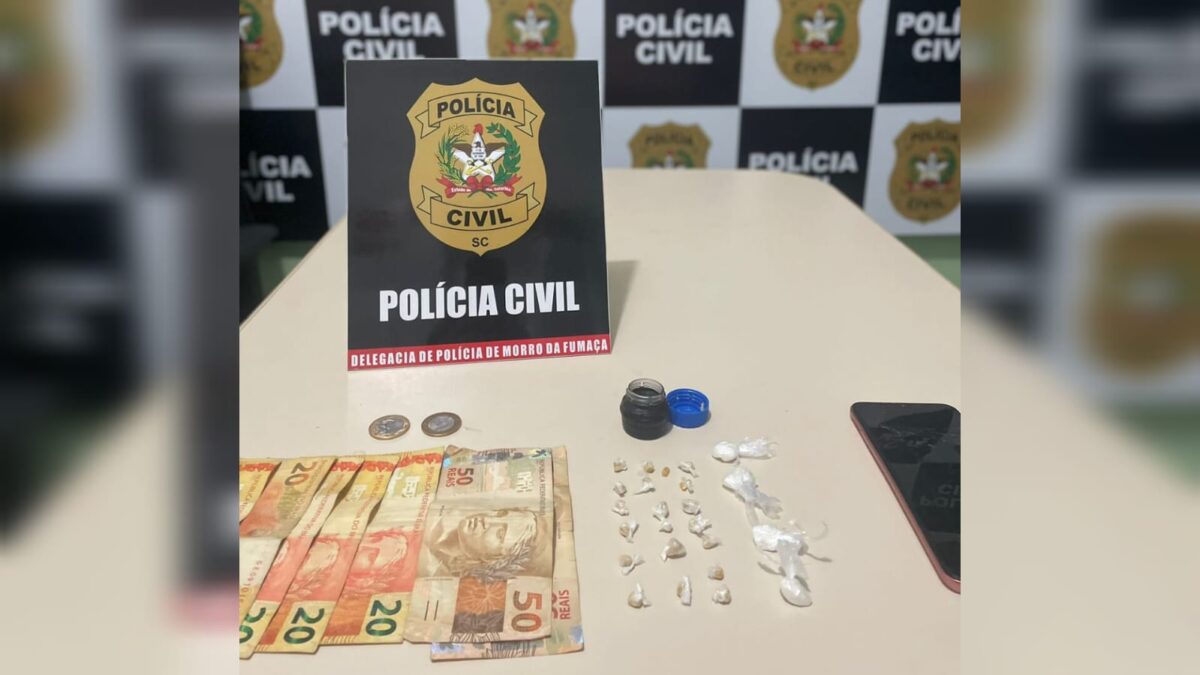 Polícia Civil cumpre mandado de busca e apreensão, apreende drogas e prende homem em flagrante