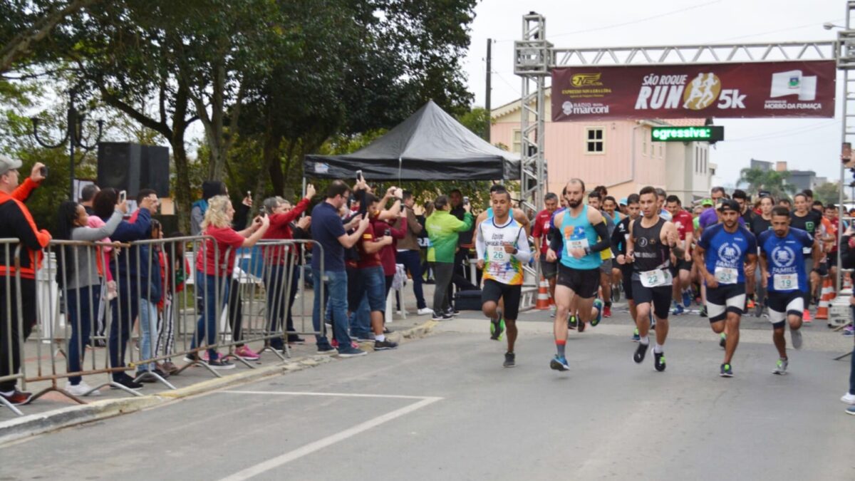 Quarta edição da São Roque Run 5K acontece neste domingo em Morro da Fumaça