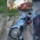 Motociclista colide com cachorro e sofre queda na Rodovia Genésio Mazon