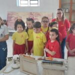 Alunos do Centro Educacional Davi visitam museu de Morro da Fumaça